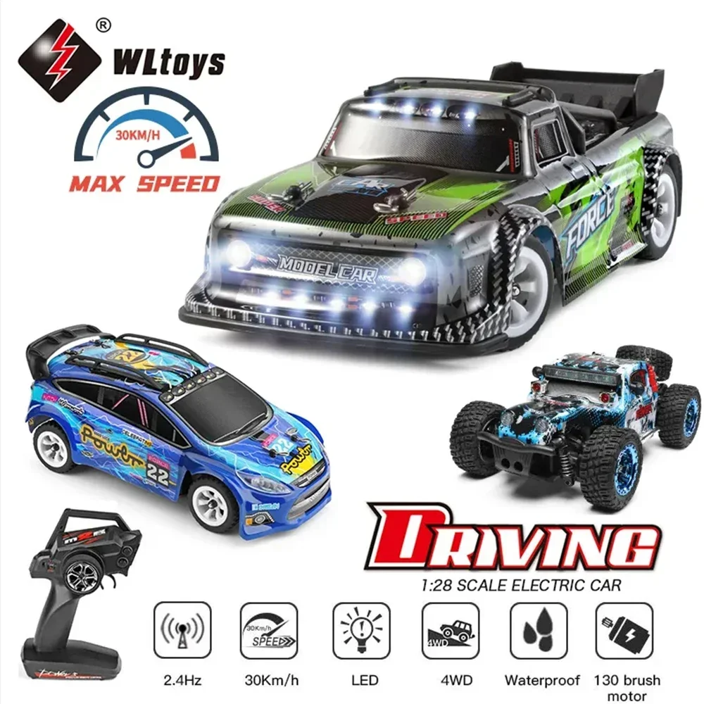 WLtoys 1:28 284131 284161   2.4G Racing Mini RC Car 30KM/H 4WD elektryczny szybki pilot do driftu zabawki dla dzieci prezenty