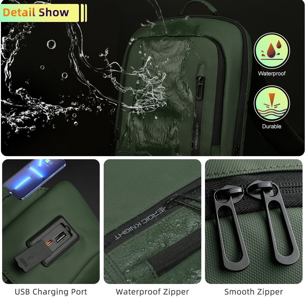 남성용 영웅 기사 배낭 비즈니스 슬림 배낭 태블릿 경량 여행 배낭 14 "15.6" 17 "직장 대학용 노트북 가방