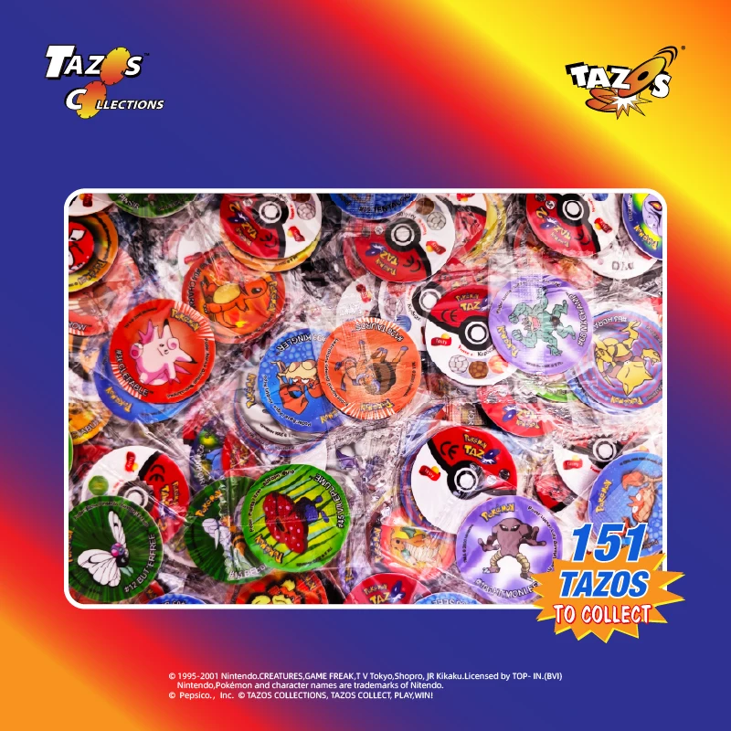 ВАЗОС ®   КОЛЛЕКЦИИ MATU TAZOS Pokemon 1,2,3 Set & 3D TAZOS Full/Complete Set 151/72/50PCS【Испания и Greece Original Edition】