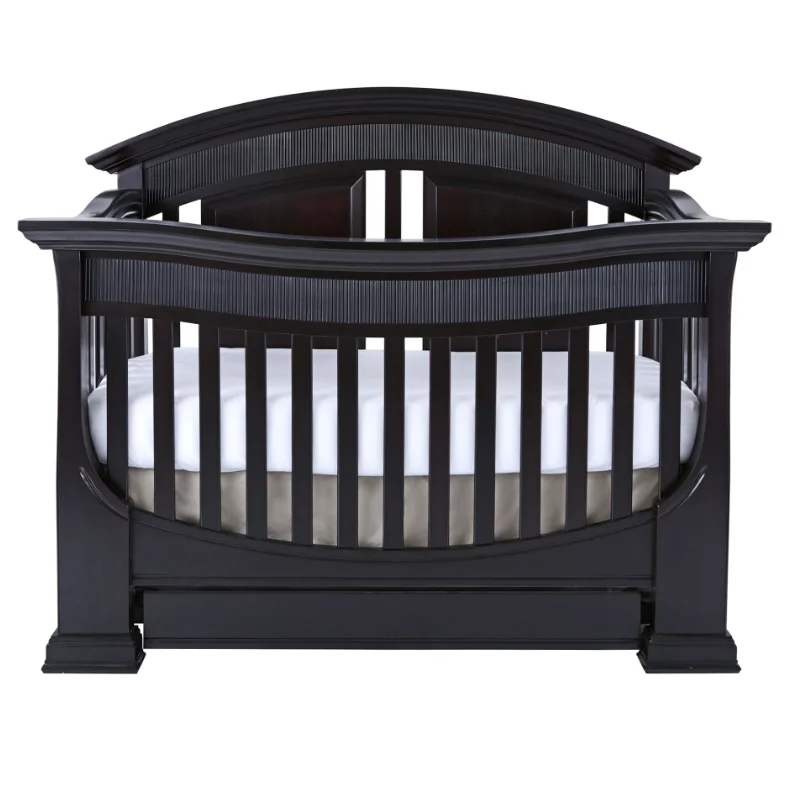 OEM and ODM accepted natural pine wood infant wooden bed