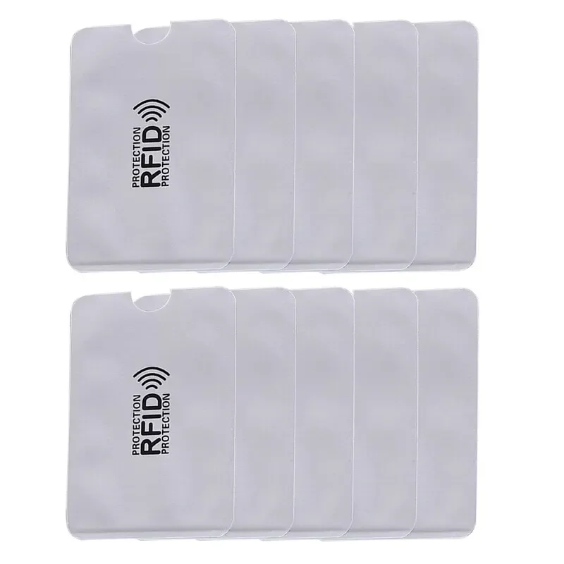 RFID-blockierende Kartenhülle, Aluminiumfolie, Diebstahlschutz, Swipe, Entmagnetisierungshülle, Abschirmtasche