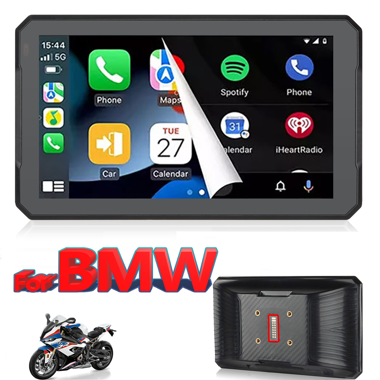Android Auto для BMW Motorcycle Carplay M1000 XR R1200GS R1250GS S1000XR S1000RR R1300GS K1600 Беспроводная навигация 7-дюймовый