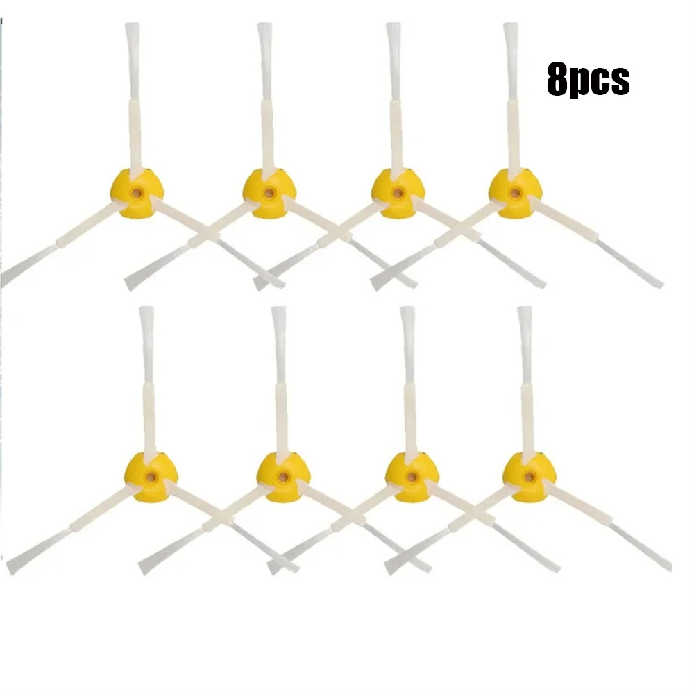 8PCS Side Brush Parts For Robotic Vacuum Cleaner Accessories Filter Roller Brush Edge Home Filter Wheel Replacement Accessories