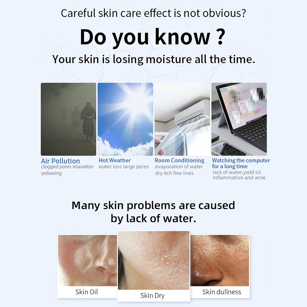 Face Hydrat Sprayer Mini Nano Facial Sprayer Portable Rechargeable Small Steamer Wireless Nano Personal Face Hydrat Sprayer