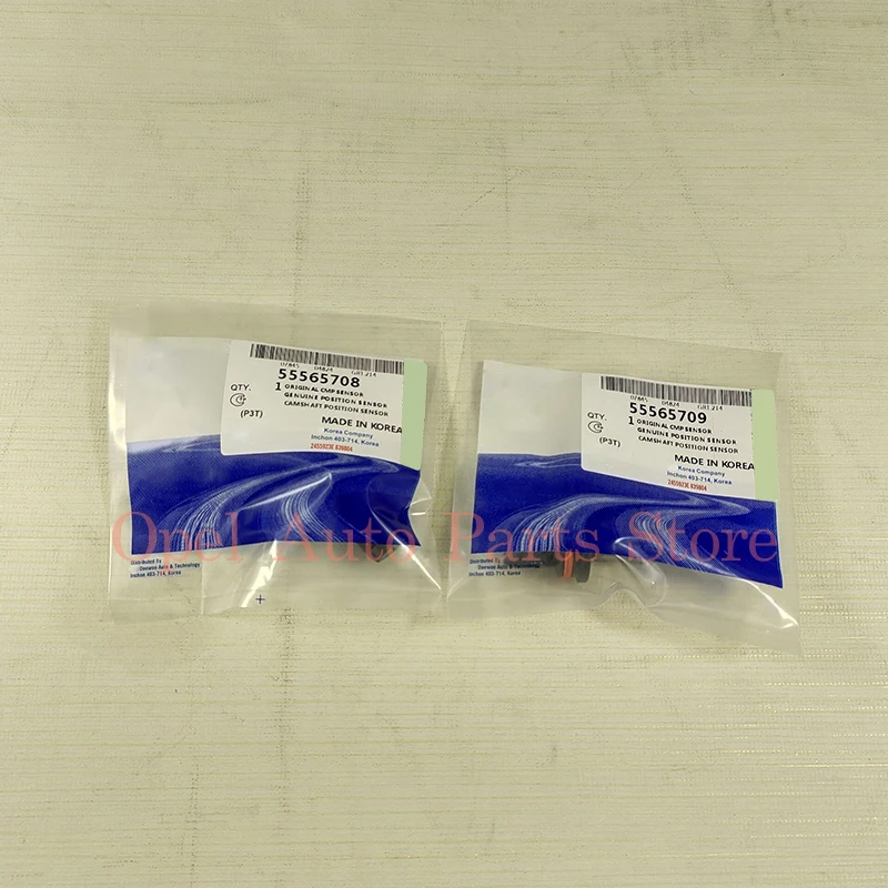 1 par de sensores de posición de árbol de levas originales para Chevrolet Aveo Cruze Malibu Epica Sonic Pontiac Vauxhall 55565708 55565709