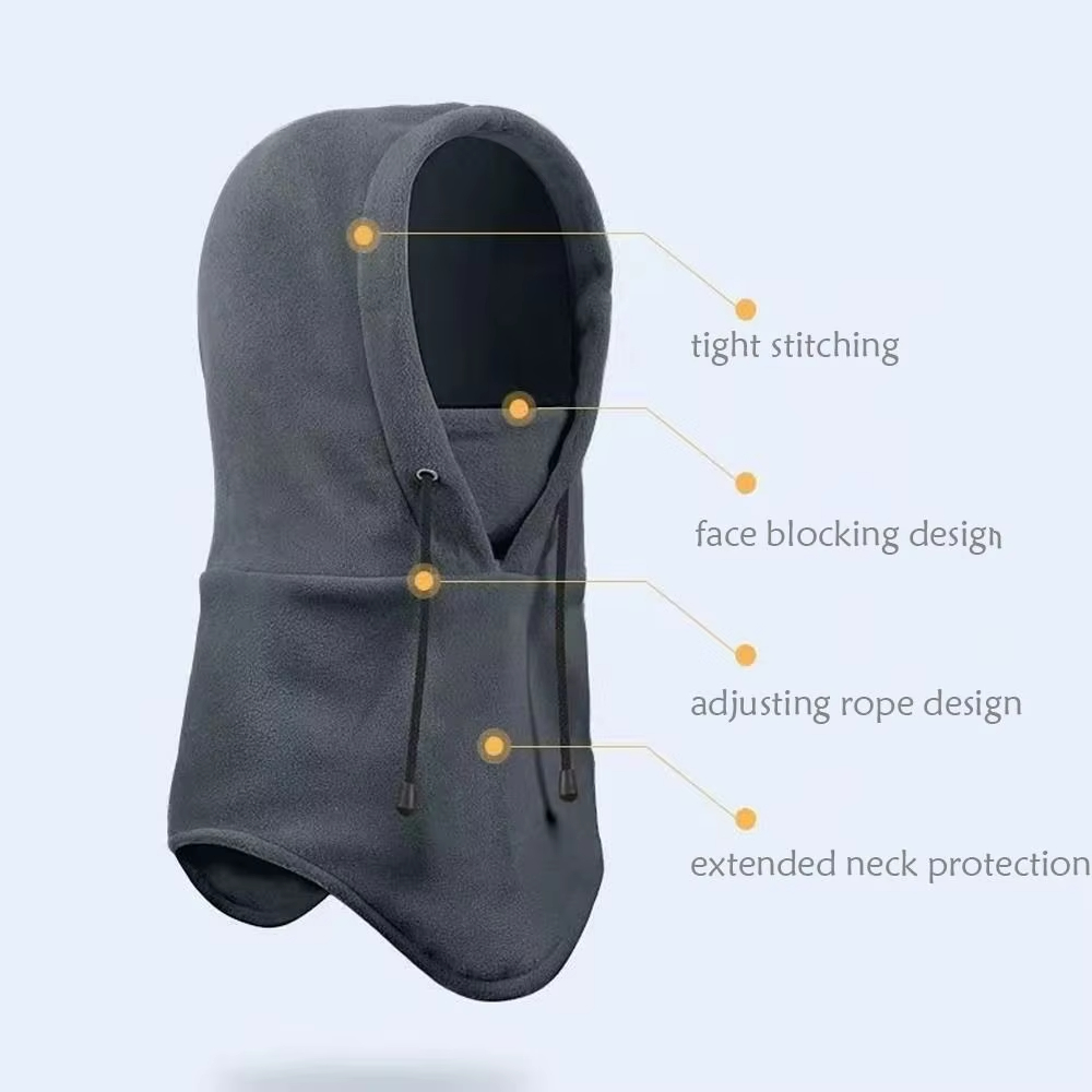 Nieuwe kwaliteit fietsmuts Ski bivakmuts Winter winddichte pet Outdoor capuchon Cap Koud gewatteerde capuchon Mutsen Pluche warme muts Polar Fleece