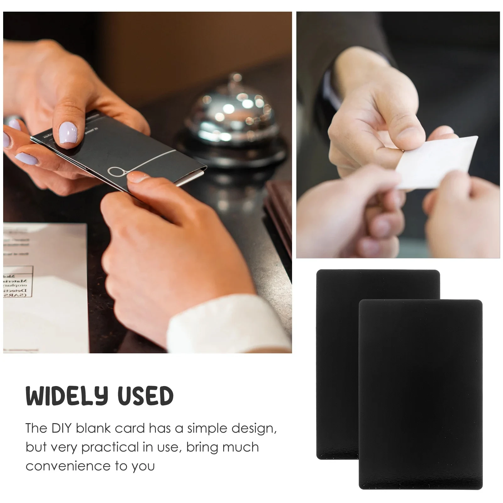 NEJE 50pcs อลูมิเนียมสีดําการ์ดสําหรับ CNC เลเซอร์แกะสลักเครื่องแกะสลัก,เลเซอร์หัตถกรรมทํา, multi-Purpose โลหะธุรกิจการ์ด