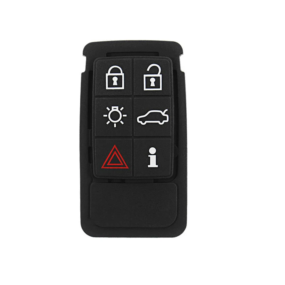 YIQIXIN Silicone Smart Key Pad Remote Car Shell Case For Volvo S60 V60 S70 V70 XC60 XC40 XC70 Repair Rubber Pads Mat 5/6 Button