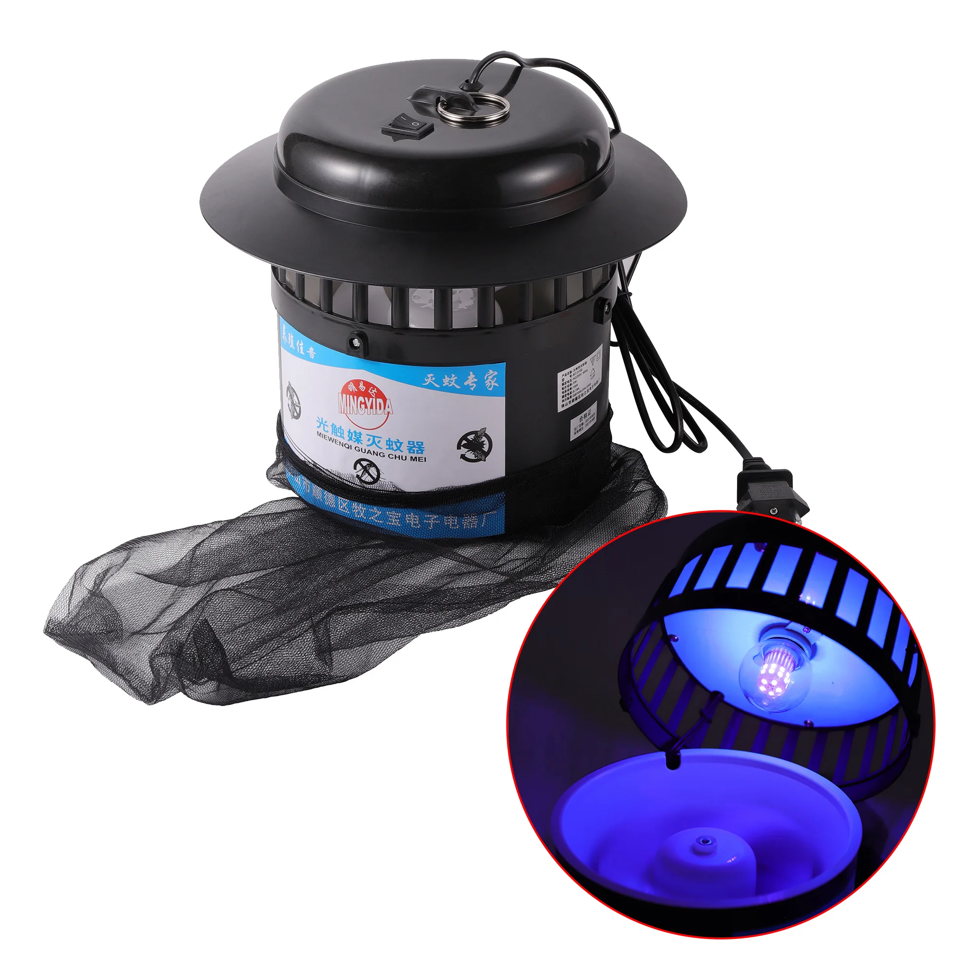220V 16W Electric Mosquito Killer Light Catalyst Inhalation Mosquito Catcher Lamp Flying Fly Insecticide UV Mosquito Repellent
