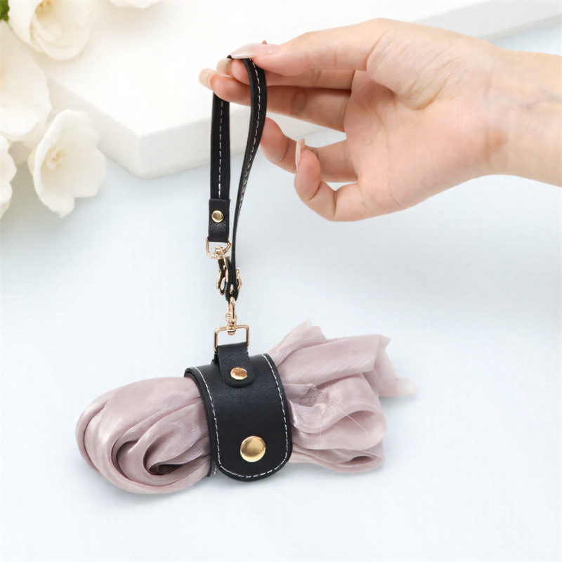 20251/2/3pc Portable Black Pink White PU Anti-theft Luggage Strap Holder Gripper Add Bag Handbag Clip Use To Carry Multitool
