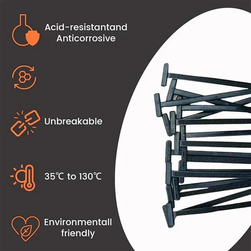Fascette fermacavi universali in nylon autobloccanti Fascette fermacavi in plastica premium Cinghia fissa per cavi resistenti per fermacavi per parafango