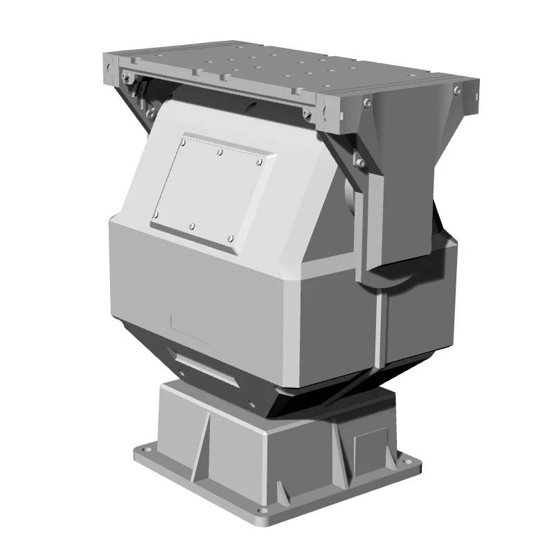 30~80Kg pan tilt motorized head, worm gear transmission structure supports blocking torsional vibration reverse self-locking