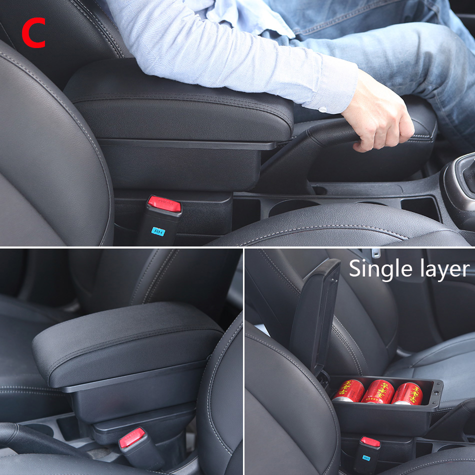 起亜リオアームレストボックス起亜ストニック起亜リオ lx セラート車のアームレストレトロフィット部品収納ボックス車のアクセサリー南米