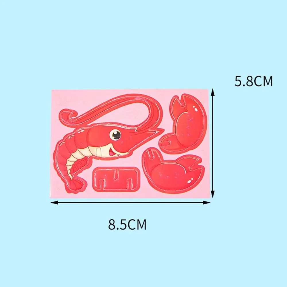 10pcs Funny 3D Sea Animals Paper Jigsaw Puzzles Cognitive Jigsaw Puzzle Children's Three-dimensional Puzzles Kids Learning Toy
