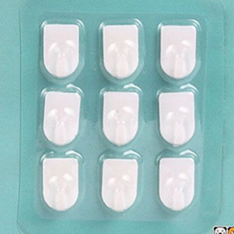 9 ชิ้น/เซ็ตกาวแขวนผนังเครื่องประดับเครื่องประดับ Hooks ผู้ถือจัดเก็บต่างหูแหวนสร้อยคอแขวน