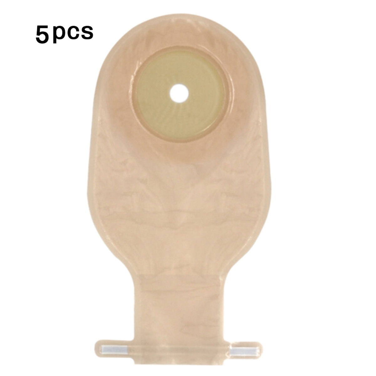 Sacos de ostomia a71p, 5 peças, bolsas drenáveis para colostomia, ileostomia, cuidados com a estoma, válvula de drenagem de 20-60mm, sacos de colostomia