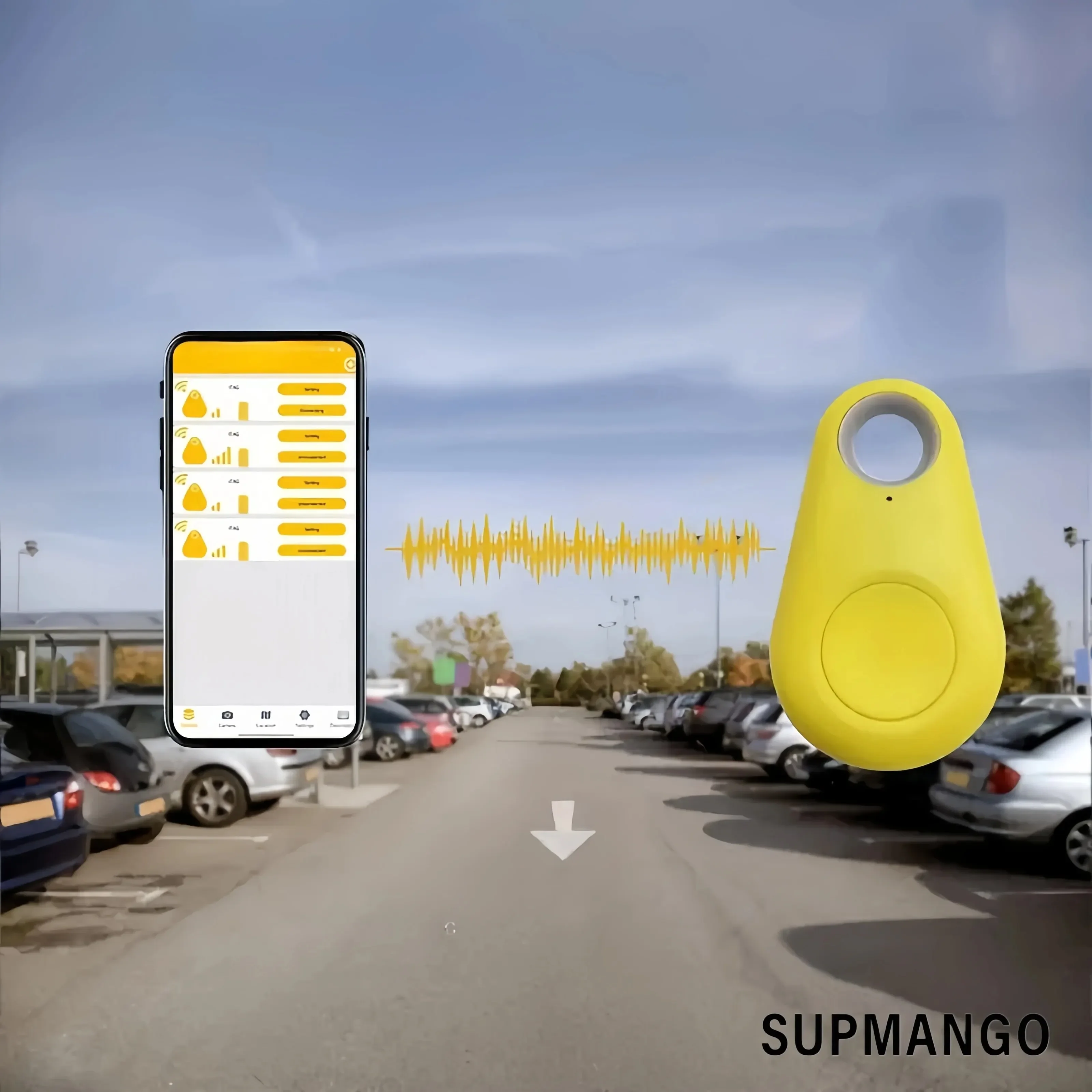 Mini GPS Pet Tracker Portemonnee Anti-verloren apparaat met tweewegpositionering voor Android-smartphones Huisdieraccessoires