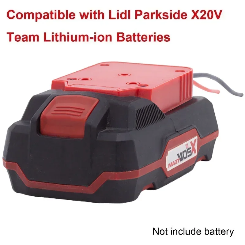 Batterie-DIY-Adapter für Lidl Parkside X20V Li-Ionen-Akku DIY-Adapter 14AWG Wire Performance Connector