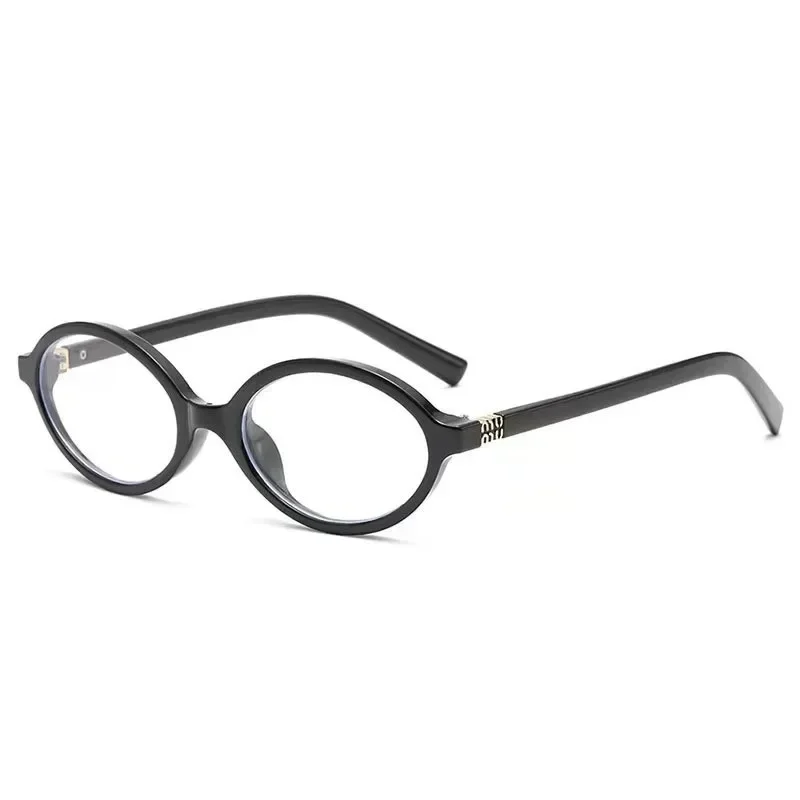Gafas ovaladas anti-luz azul para mujer, lentes transparentes con filtro antiradiación, gafas antiradiación