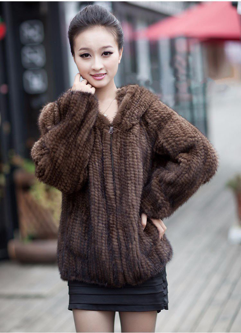 女性用ナチュラルミンクファーコート,すべてにマッチするニットジャケット,ラージサイズ4XL,ラグジュアリー,新品