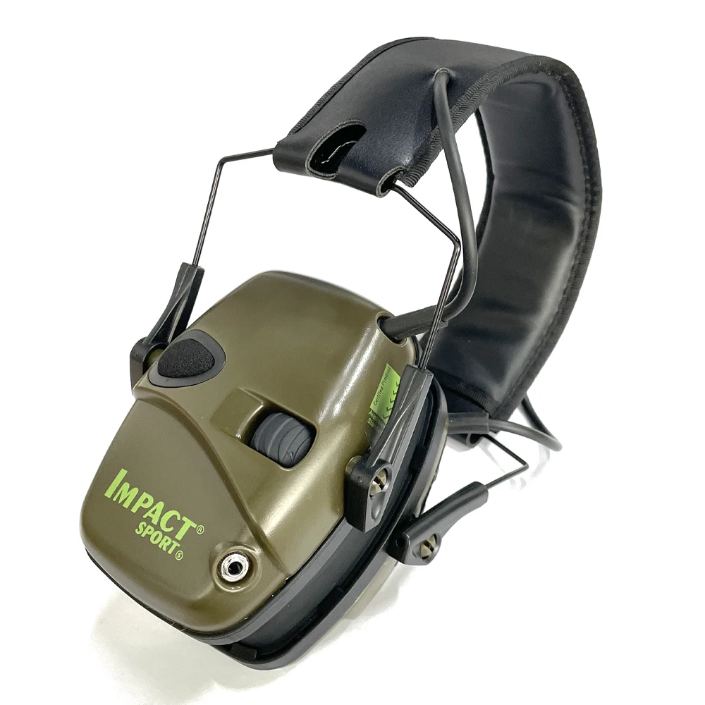 Cache-oreilles de tir électronique, tireurs de protection auditive, casque de chasse de protection auditive de portée de pistolet de réduction du bruit NRR 22dB