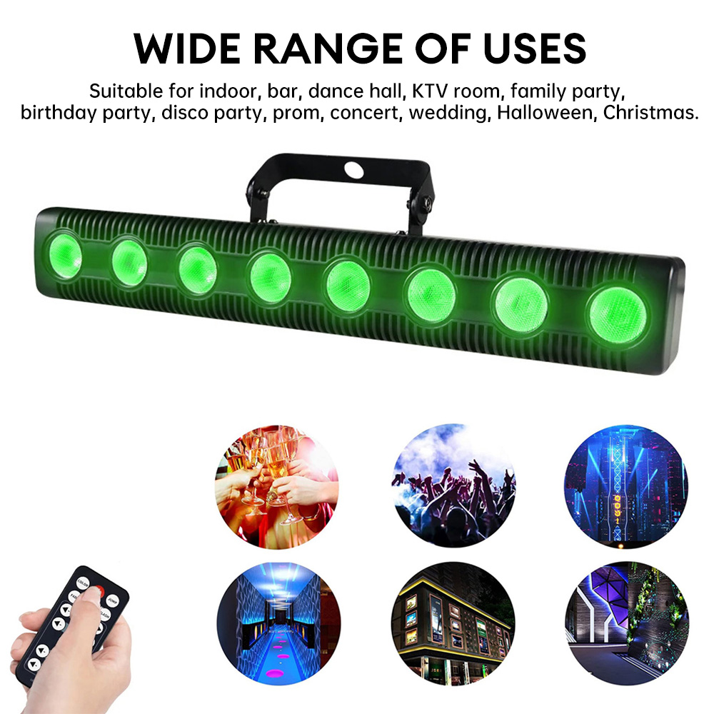 LED-Wandfluterlampe, 45 W, bunte Fernbedienung, Party, Disco, Lebensmittellicht, DMX512, Bühneneffektlicht für Bar, Party, Hochzeit, Einkaufszentrum