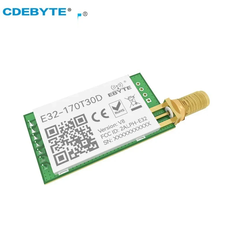 10 Stück UART LoRa Wireless Modul CDEBYTE E32-170T30D 170 MHz 30 dBm 1 W Long Range DIP IoT Wireless Transceiver Lora Modul
