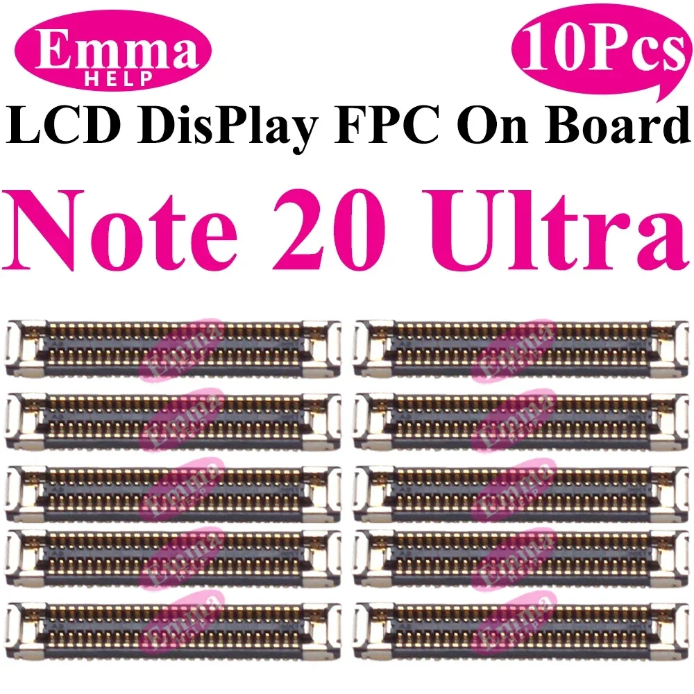 10Pcs LCD Display Bildschirm FPC Stecker Für Samsung S21 Plus S22 Ultra S23 S24 S20 FE USB Ladegerät Auf mainboard Stecker Flex Kabel