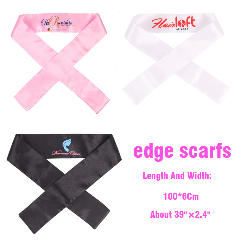 Настроить 50 шт., бумажный пакет с кружевной лентой, атласные пакеты для парика, упаковка для наращивания волос, атласная шапочка для парика для вьющихся краев волос, шарф, обёрточная бумага