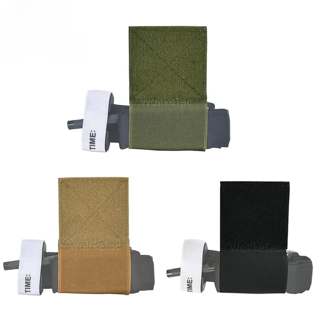 Elastic Tourniquet Titular TQ, Gancho e Loop Security Pouch para Torneio Molle Belt, Chest Mount, Caça Colete Acessórios
