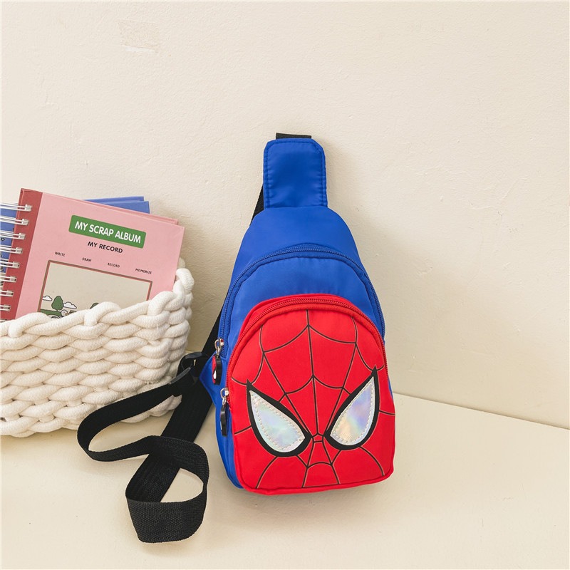 Marvel New Children's Shoulder Backpack Spiderman Pattern Large Capacity Bag Casual Student Boys Girls Bag Mini Backpack