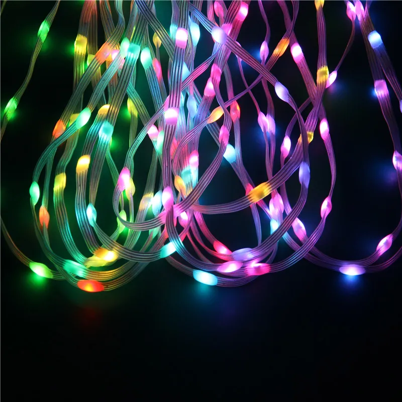 5V IP68 Wholesale Full Dream Color LED Strip String Fairy Lights WS2811 RGBIC Addressable Individually  Decorate Christmas tree