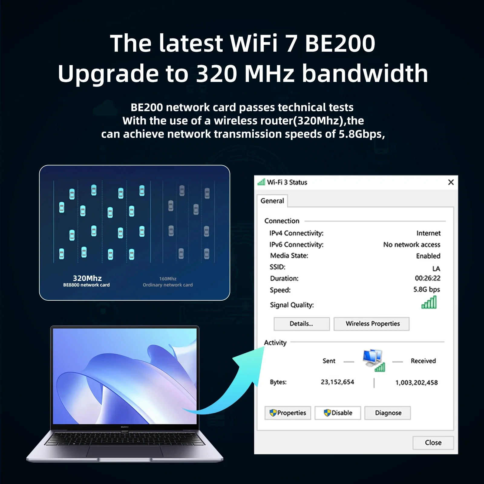 WiFi7 BE200NGW Tri-Band NGFF Wifi Adapter Bluetooth 5.4 BE200 M.2 Draadloze Dongle Voor PC/Laptop Voor Win10/11 Beter AX210/AX200