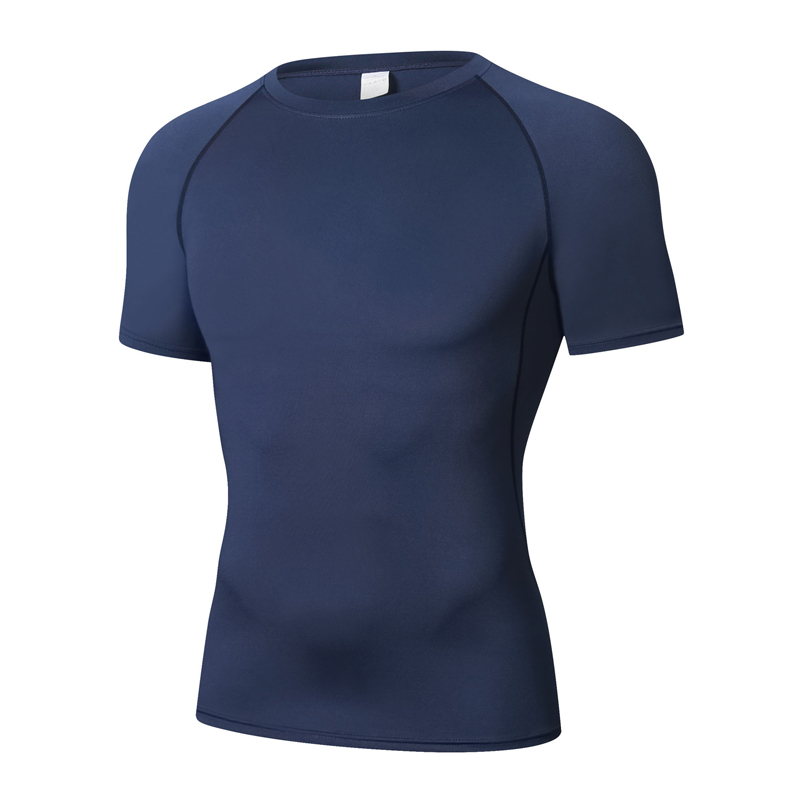 Camiseta deportiva para hombre, Camiseta deportiva de manga corta de secado rápido, top para gimnasio, fitness, camiseta ajustada, camiseta de entrenamiento para correr para hombre