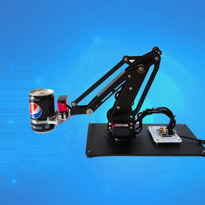 4 dof Roboterarm mit drehbarer großer/kleiner Metall basis für Arduino esp32 Roboter DIY Kit Manipulator Klaue programmier bare Roboter projekte