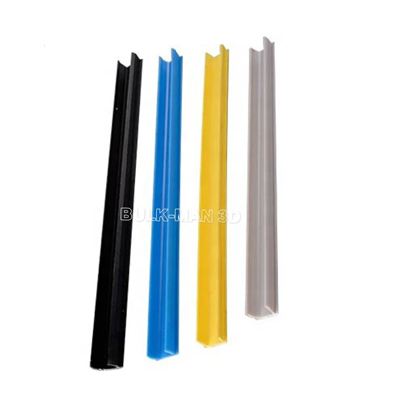 10 Teile/los 6mm/8mm/10mm Slot Abdeckung Flache Dichtung Profil Panel Halter 1000mm Länge für 20/30/40/45 Serie Aluminium Profil