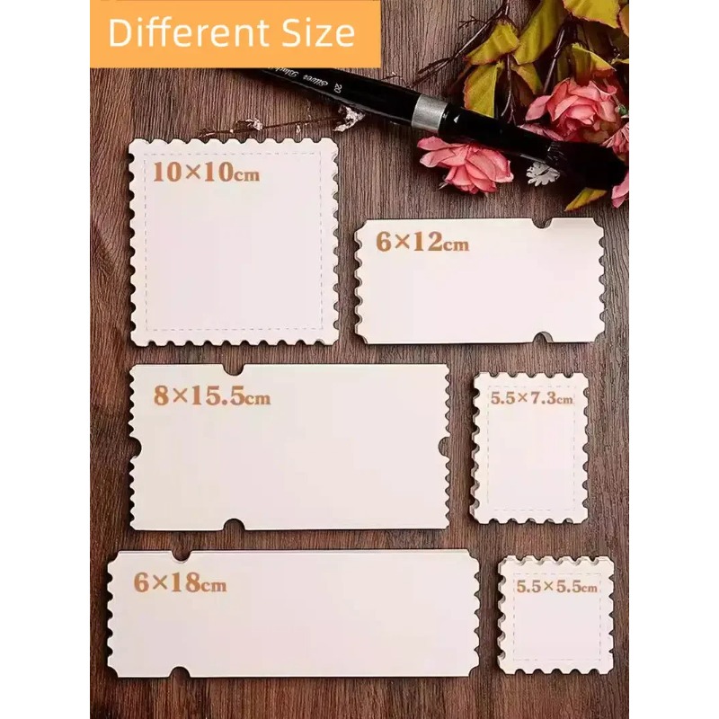 Stamp Ticket Stub Watercolor Painting Paper 50% Cotton 25 sheets 300g Fine Lines Portable Water Color Paper Art Supplies