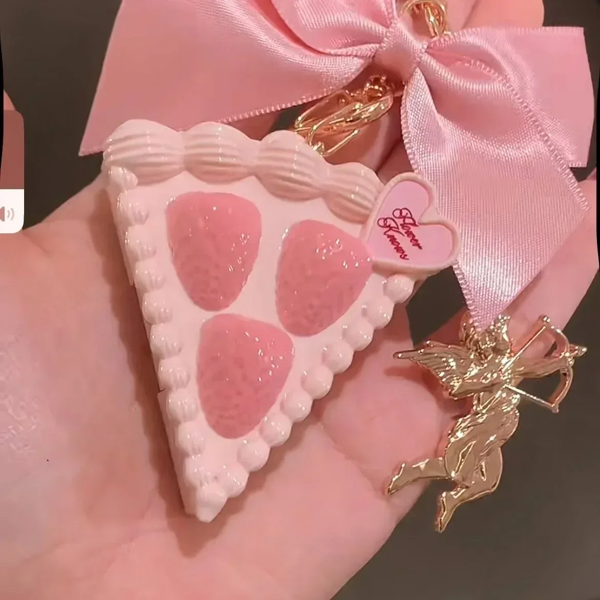 Flor sabe morango cupido coleção perfume sólido bálsamo pingente perfumes para homem e mulher original