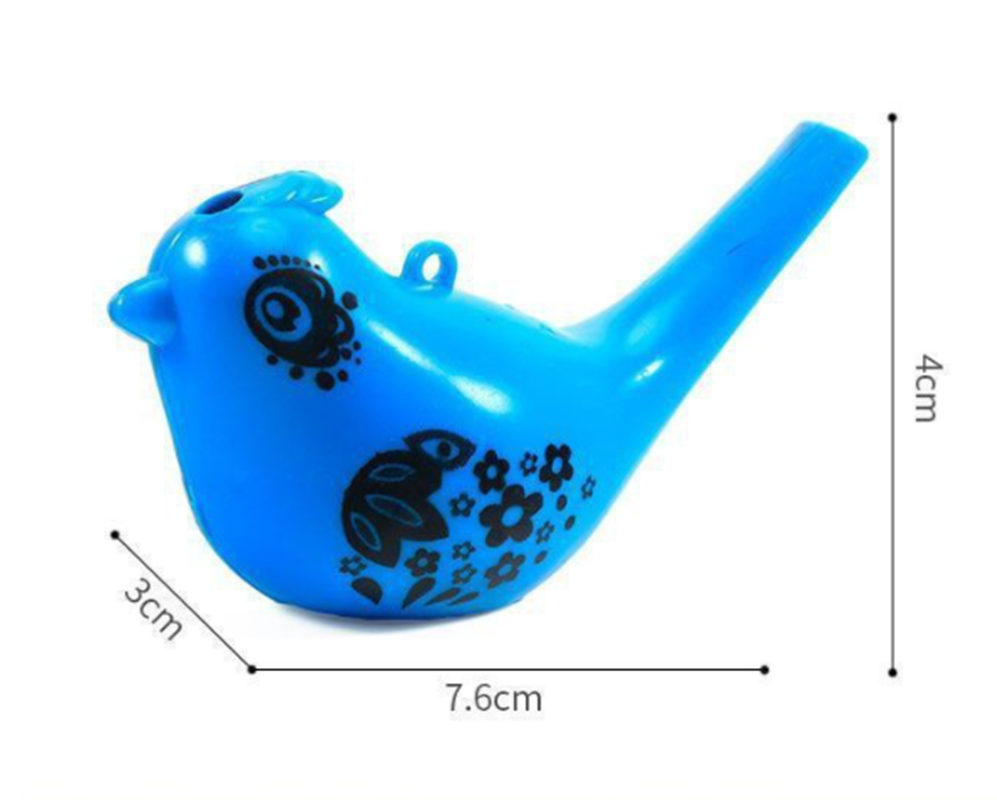 Coloured Drawing Water Bird Whistle Bathtime Musical Toy for Kid Early Learning Educational Children Gift Toy Musical Instrument