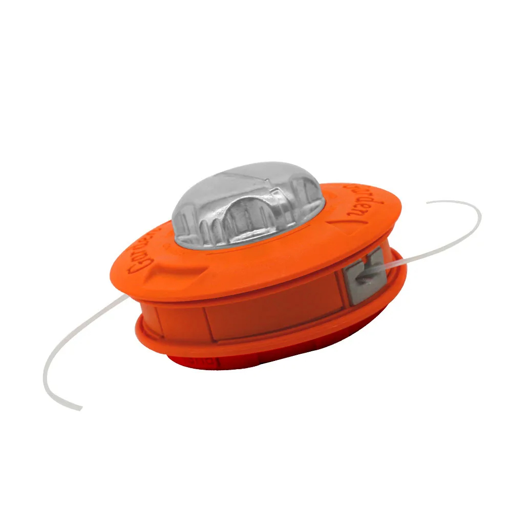 Universal M10 Aluminum Nylon Trimmer Head 2 Line Grass Cutter Bump Spool for Brush Mower Garden Strimmer