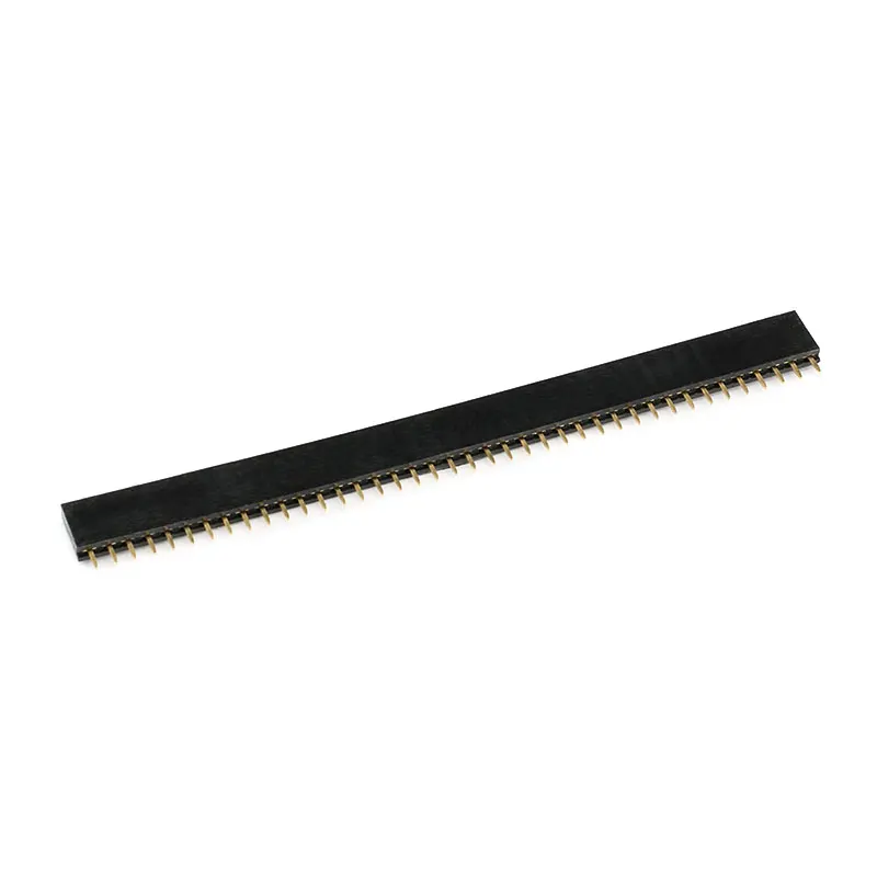 10PCS 1x40Pin 2.54mm Pitch เดี่ยวแถวหญิง PCB ซ็อกเก็ตบอร์ดชาย Pin Header Connector สําหรับ Arduino