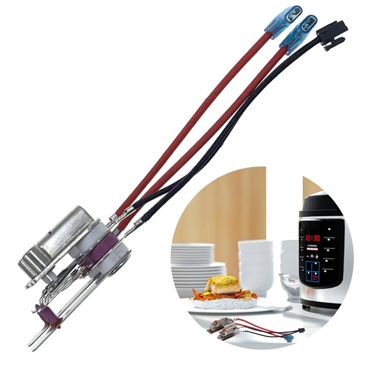 A72P Intelligent Rice Cooker Sensor Pressure Cooker Sensor Temperature Controller for KSD105 KSD105A Electric Pot Sensor