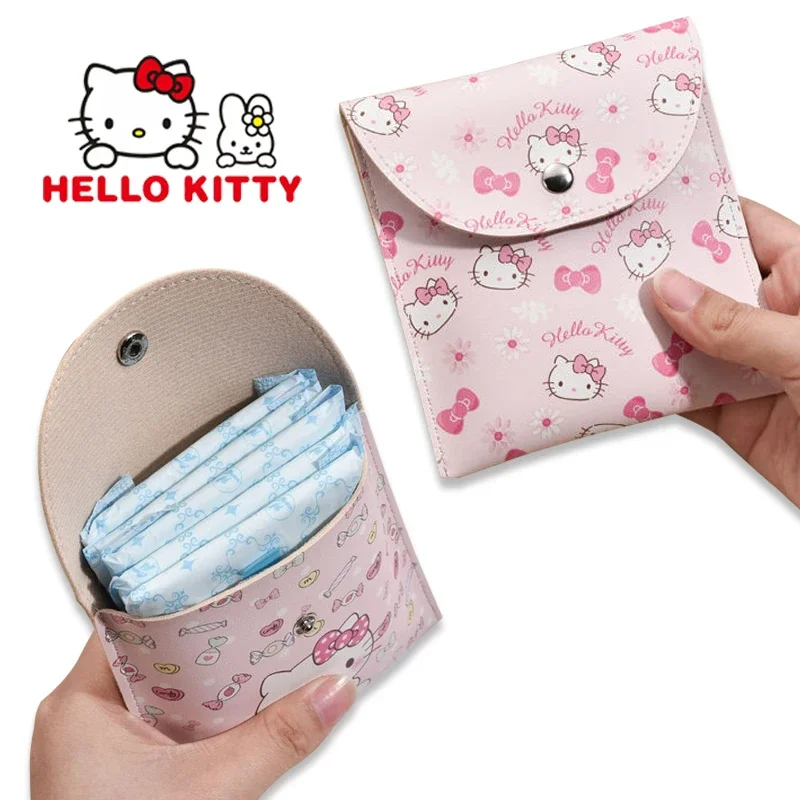 サンリオハローキティ女性タンポン収納袋生理用ナプキンポーチナプキン化粧品袋防水多機能収納袋ポーチ