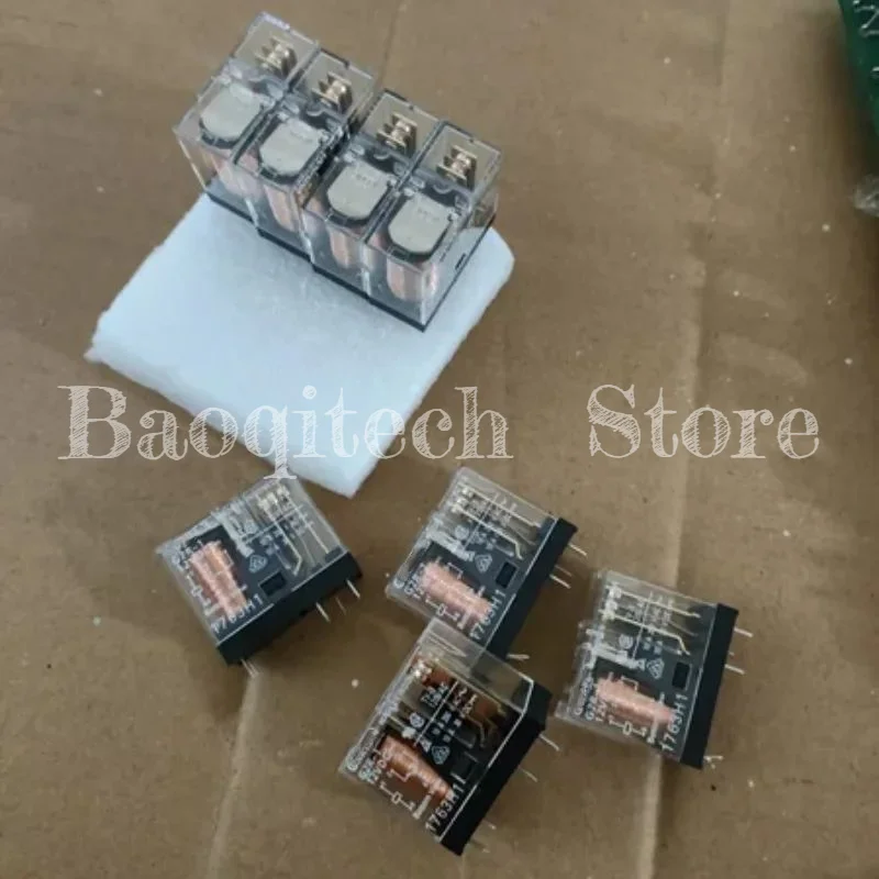 5 10 20 Uds PCB relé de potencia 5 8 pines G2R-1 2 1A 1-E -5VDC 12VDC 24VDC G2R-2-AC220 G2R-1-E-24VDC G2R-2-5VDC enchufe de base de carril
