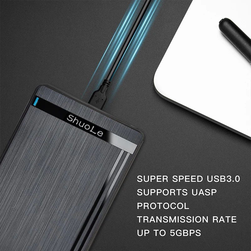 2.5-inch SSD Solid State Mechanical Serial Port SATA Hard Disk Case Toolless Micro Interface USB 3.0 External Mobile