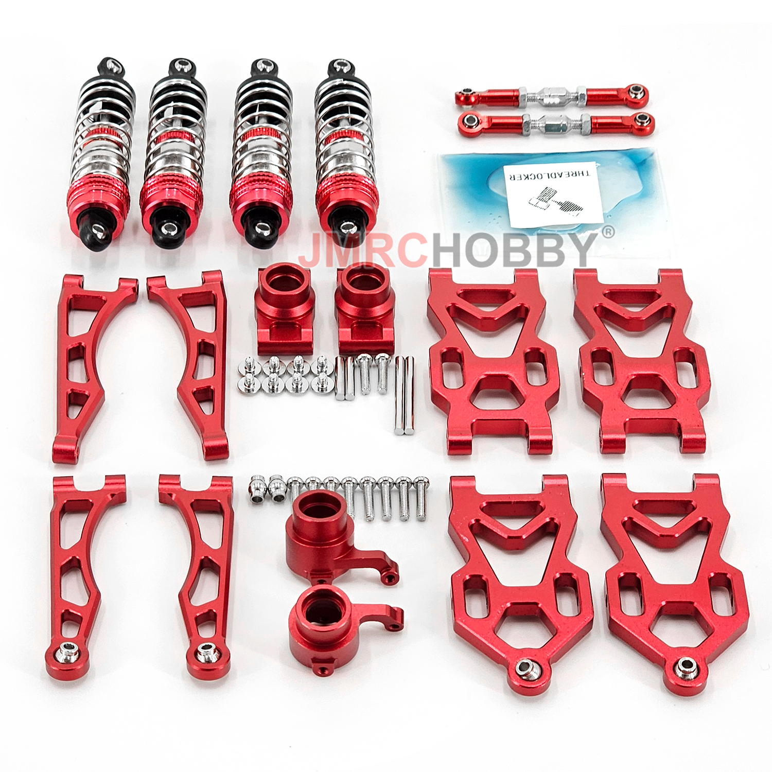 Brazo de suspensión de aleación de aluminio, asiento de rueda, juego de tazas de dirección, piezas de Metal mejoradas, accesorios para SCY RC Car 16101 16102Pro 16103