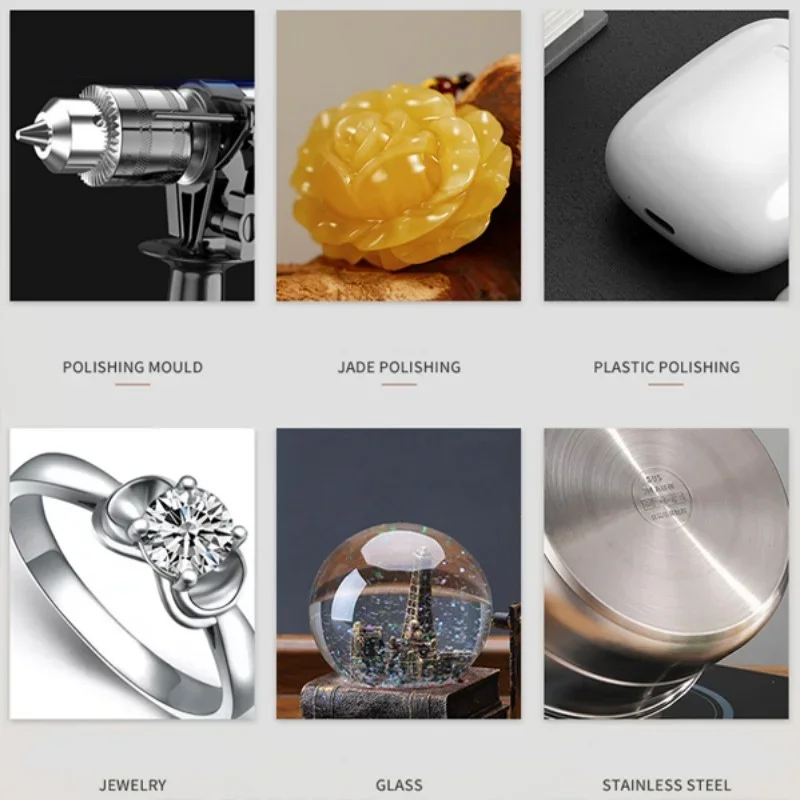 2 Stück 1/4-1/2 Körnung Metall polier creme Diamant polier läpp paste Glass chleifen Polieren Schleif paste Nadel werkzeug