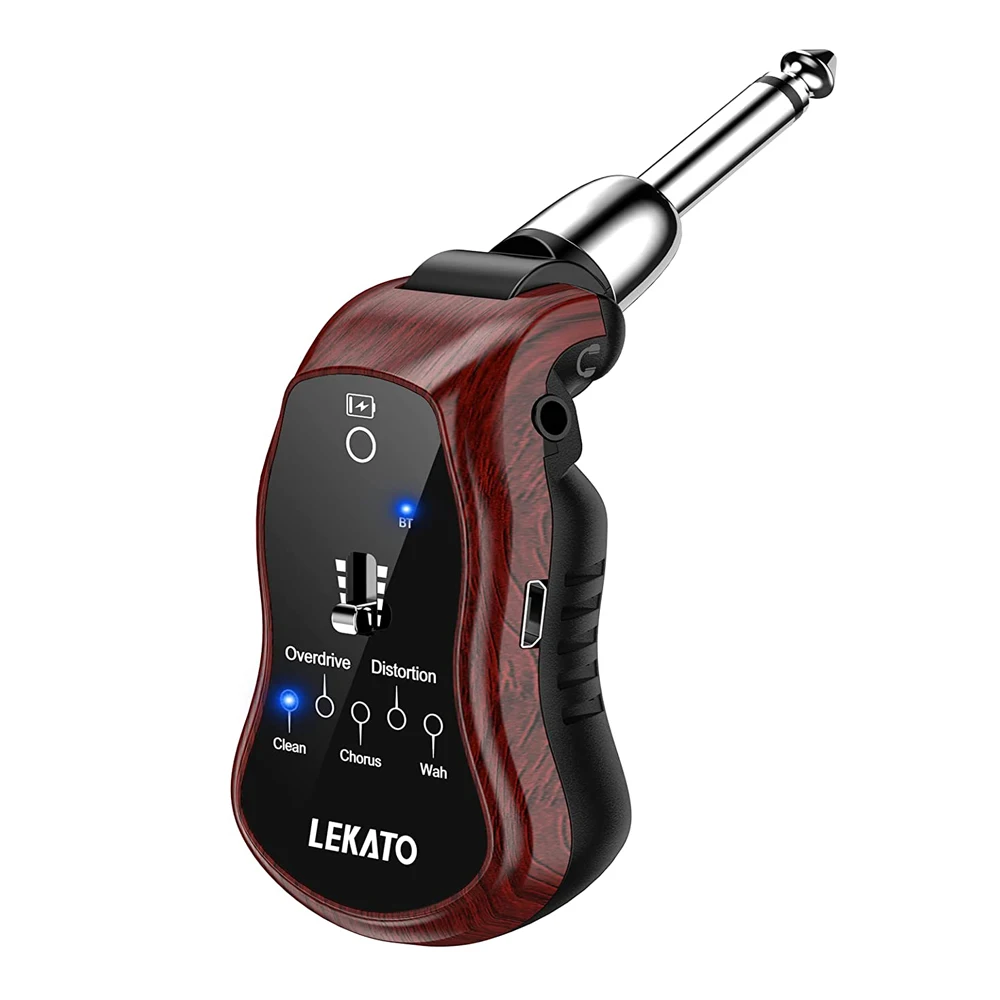 B6 Effector Bluetooth Sạc Đàn Guitar Điện Tai Nghe Mini Khuếch Đại Guitar Thực Hành Tác Động Tổng Hợp Với 5 Tác Dụng