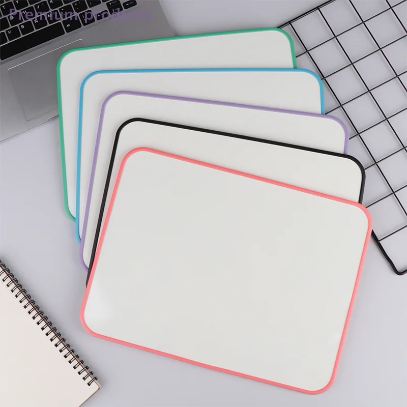 1PC Multi-Color Erasable Writing Board Study Room Desktop Drawing Board Teaching Double-Sided Small Whiteboard Handwriting Board