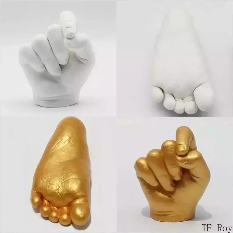 DIY ベビー石膏型 3D 手足跡型赤ちゃんのお土産ハンド鋳造キットカップルのウェディングアクセサリー家の装飾ギフト
